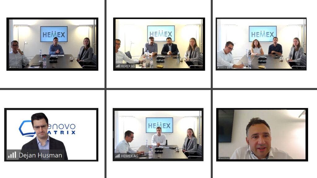 Hemex online pitching event