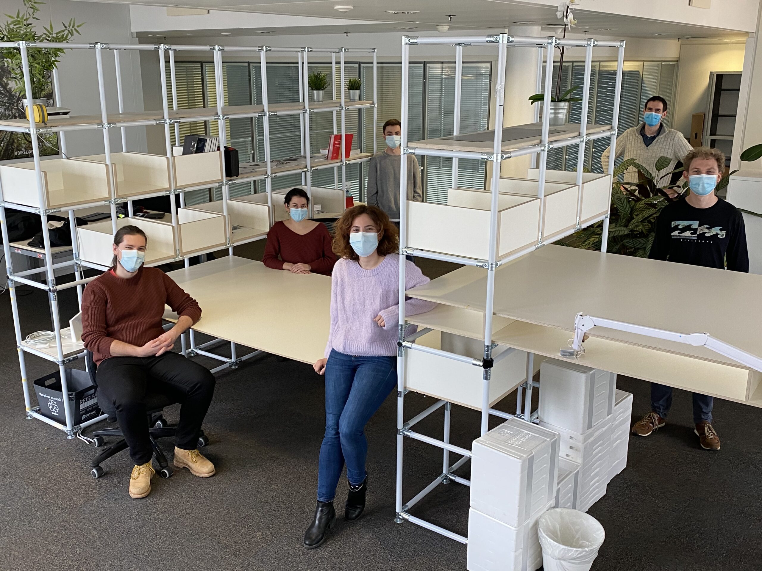 Bionomous team in their new offices