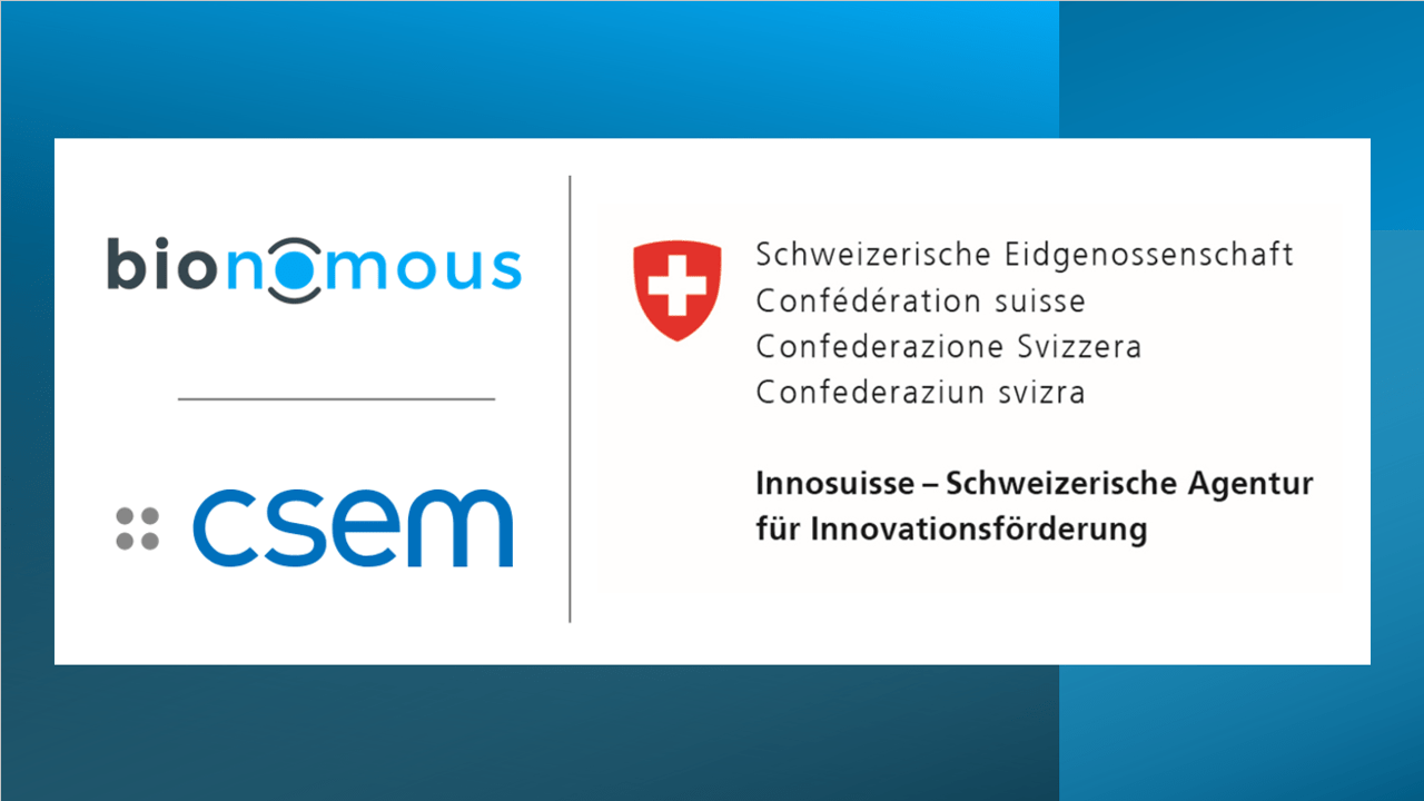 Bionomous has been granted an InnoSuisse project